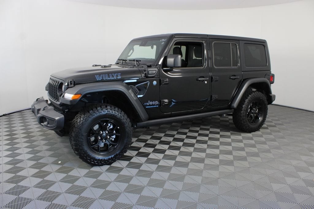 2025 Jeep Wrangler 4xe — side profile view