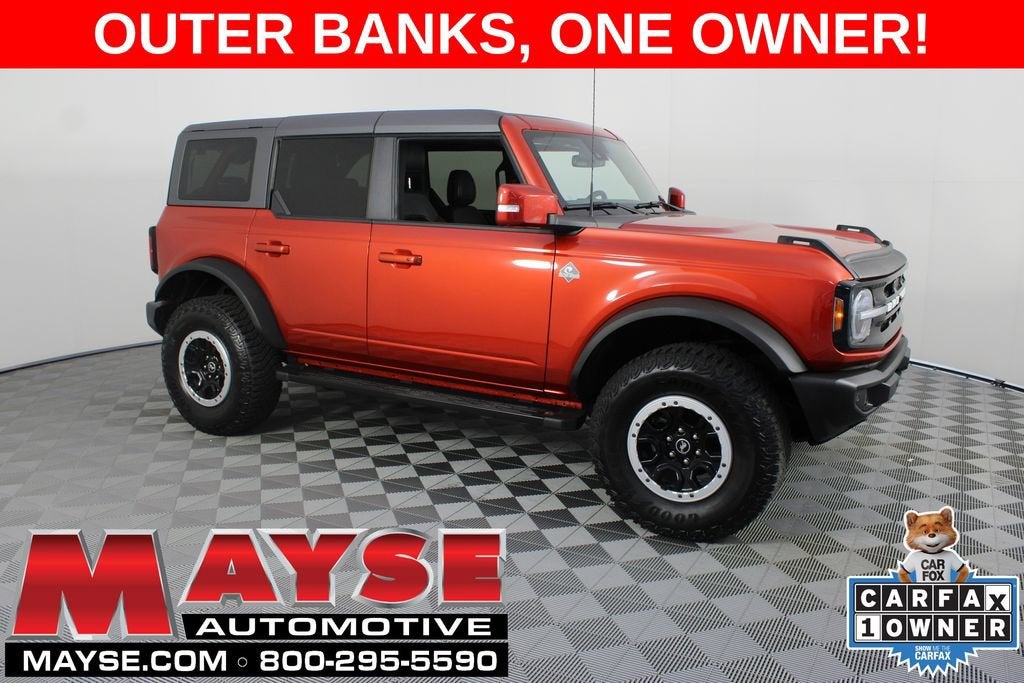 2023 Ford Bronco Base in Copper — front three-quarter view