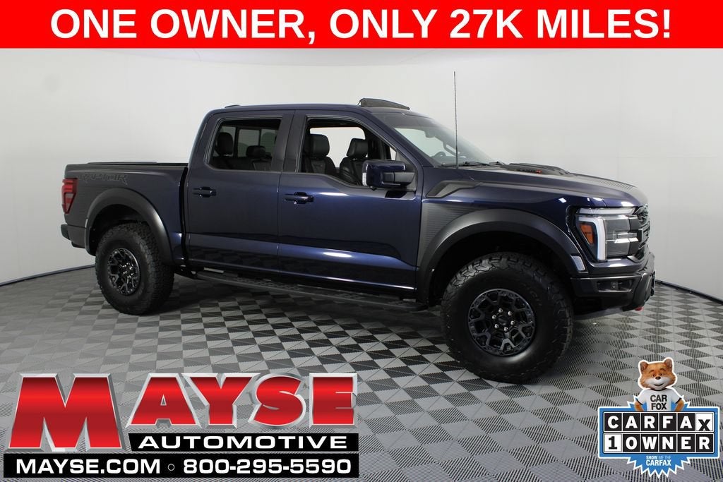 2024 Ford F-150 Raptor in Blk/Rap/Rwd4x4 — front three-quarter view