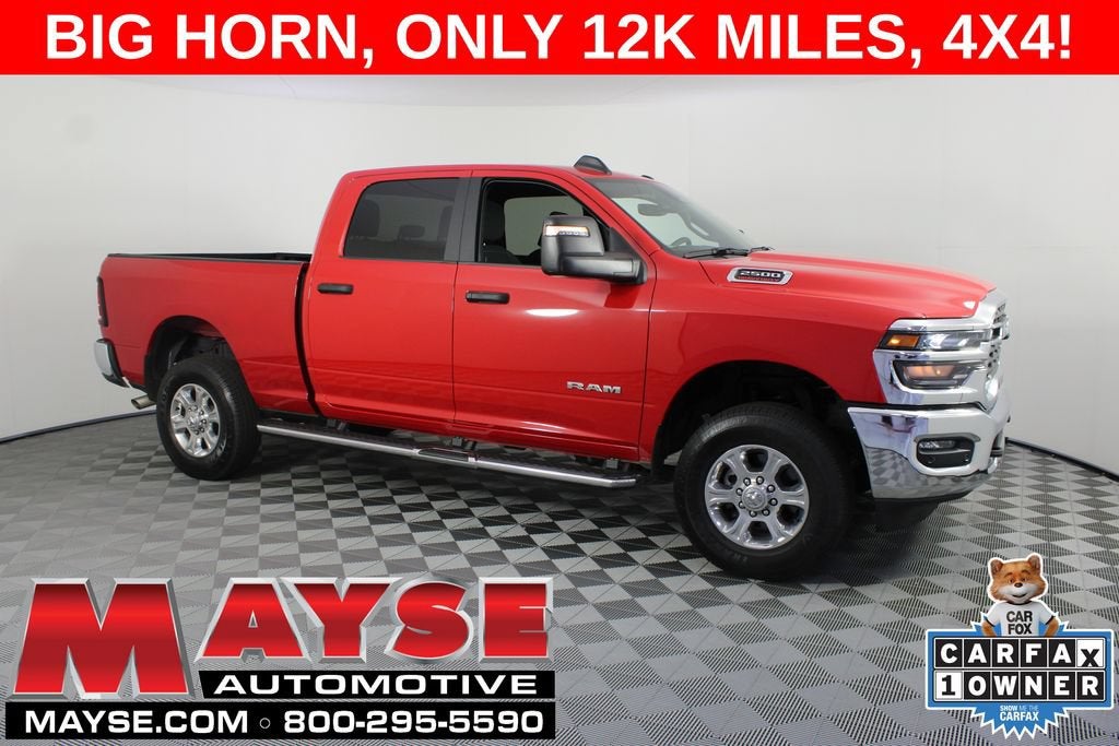 2026 RAM 2500 Big Horn in Red — front three-quarter view